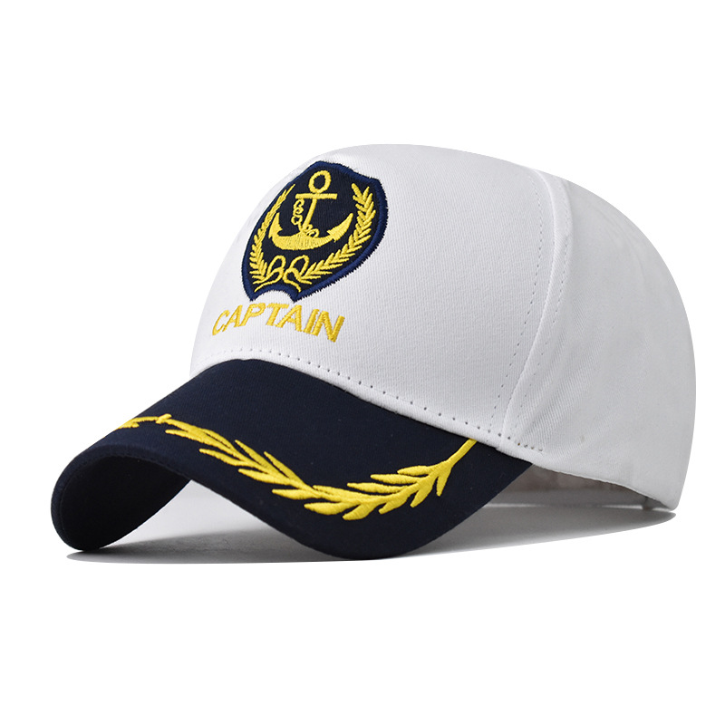 Embroidery Hat Machine - コスプレネイビー-メンズとレディースの野球帽,刺embroidered付き,ヨーロピアンとアメリカンスタイル,サマーハット