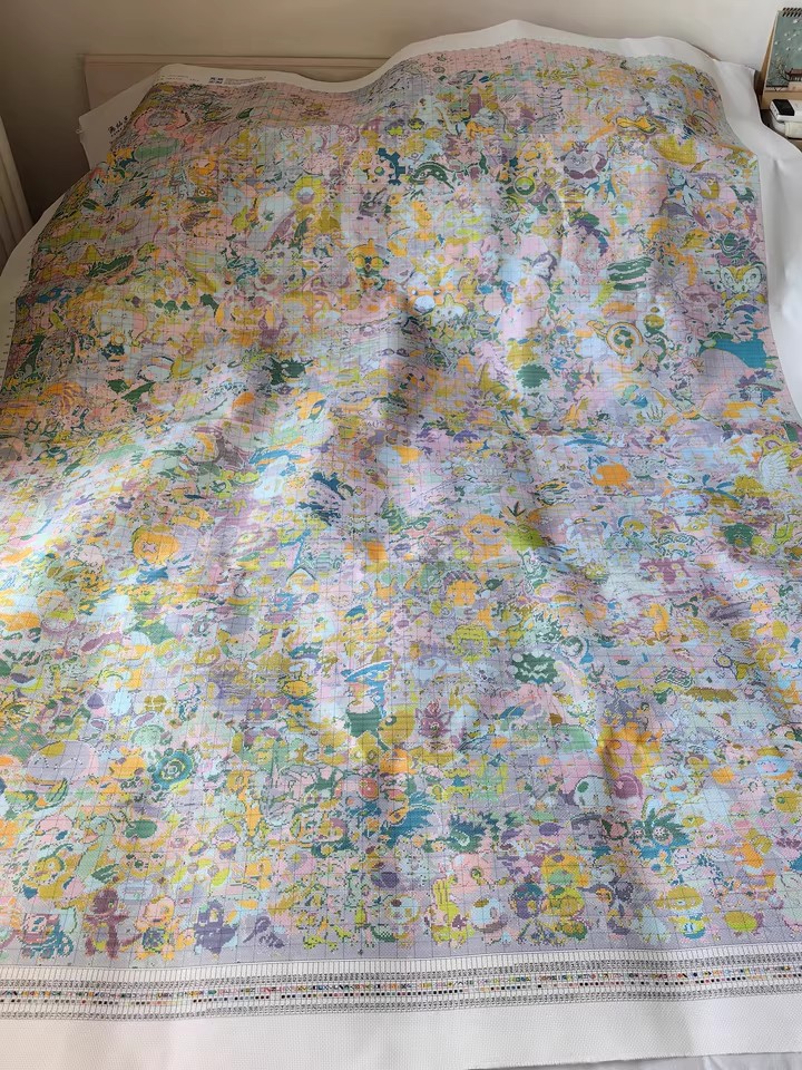 Embroidery Job - ZZ7074 ZZ7068 14CT 16CT キャンバスに印刷クロスステッチ DIY