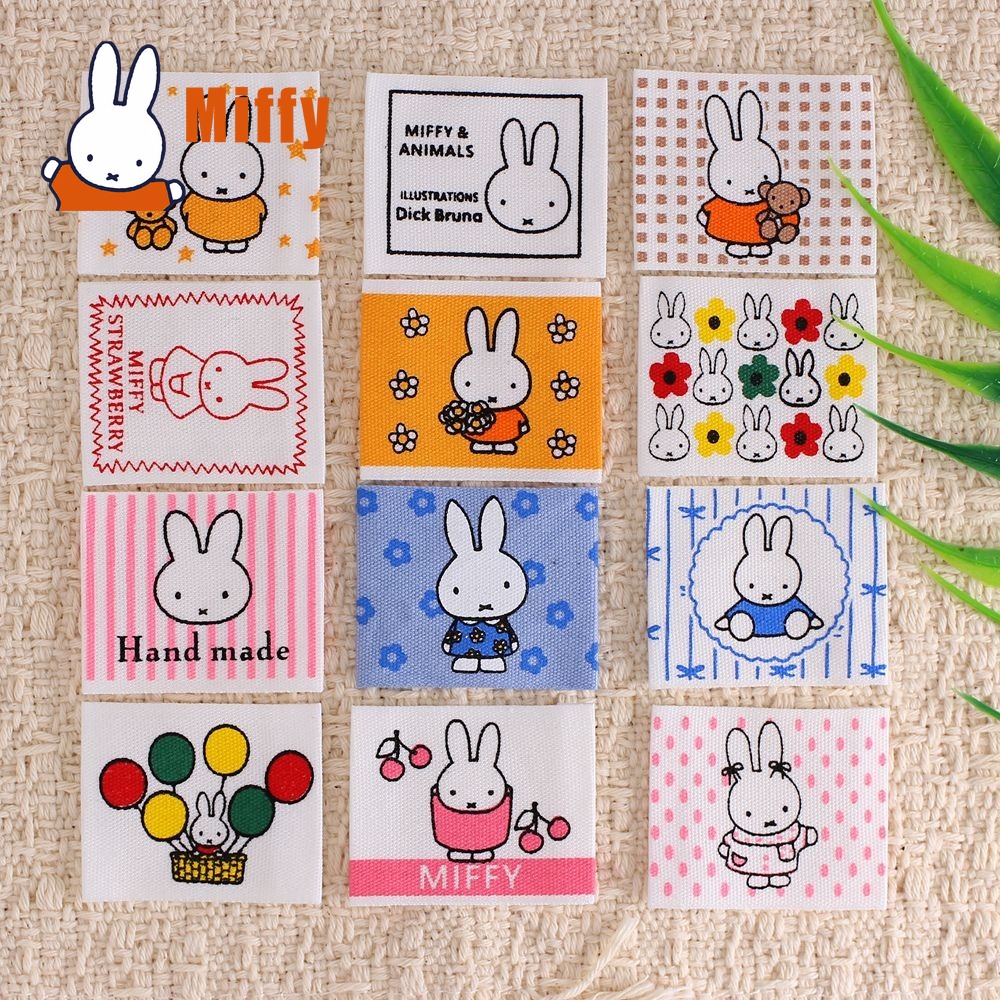かわいいミッフィー布パッチかわいいウサギ織りパッチ縫い付けア - Embroidery Patches のレビューと価格