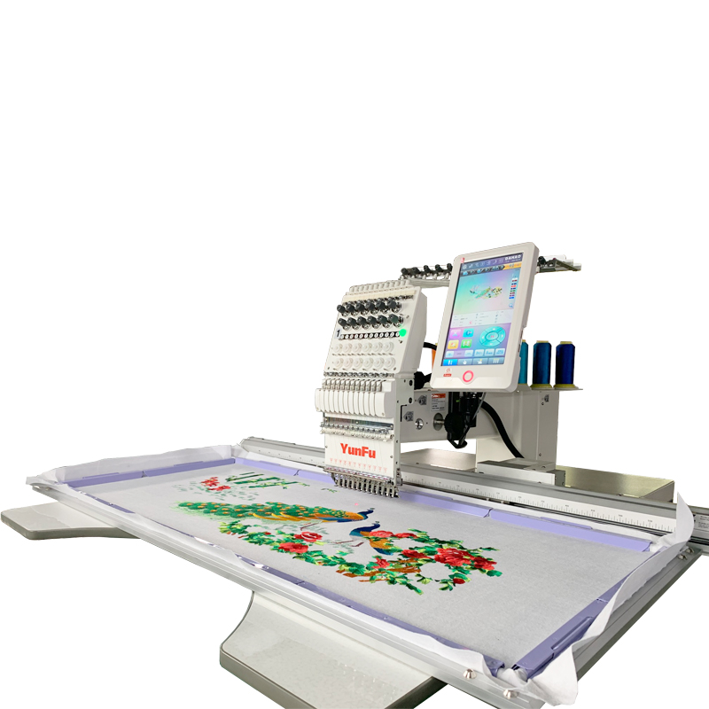 雲浮刺繍機価格 シングルヘッド12/15針刺繍機 大型刺繍範 - Embroidery Hat Machine のレビューと価格