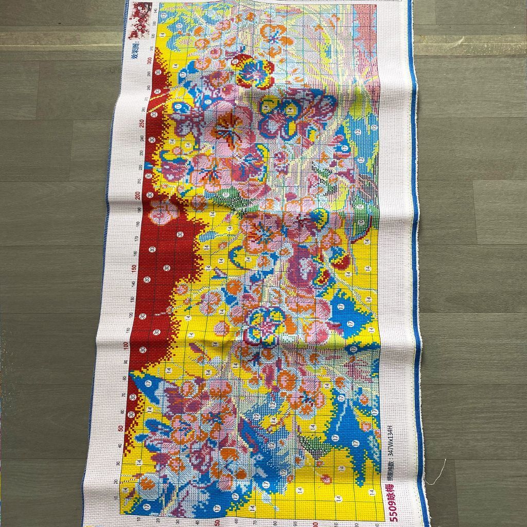家の装飾のための中国のプリントクロスステッチ,花の刺need - Embroidery Job のレビューと価格