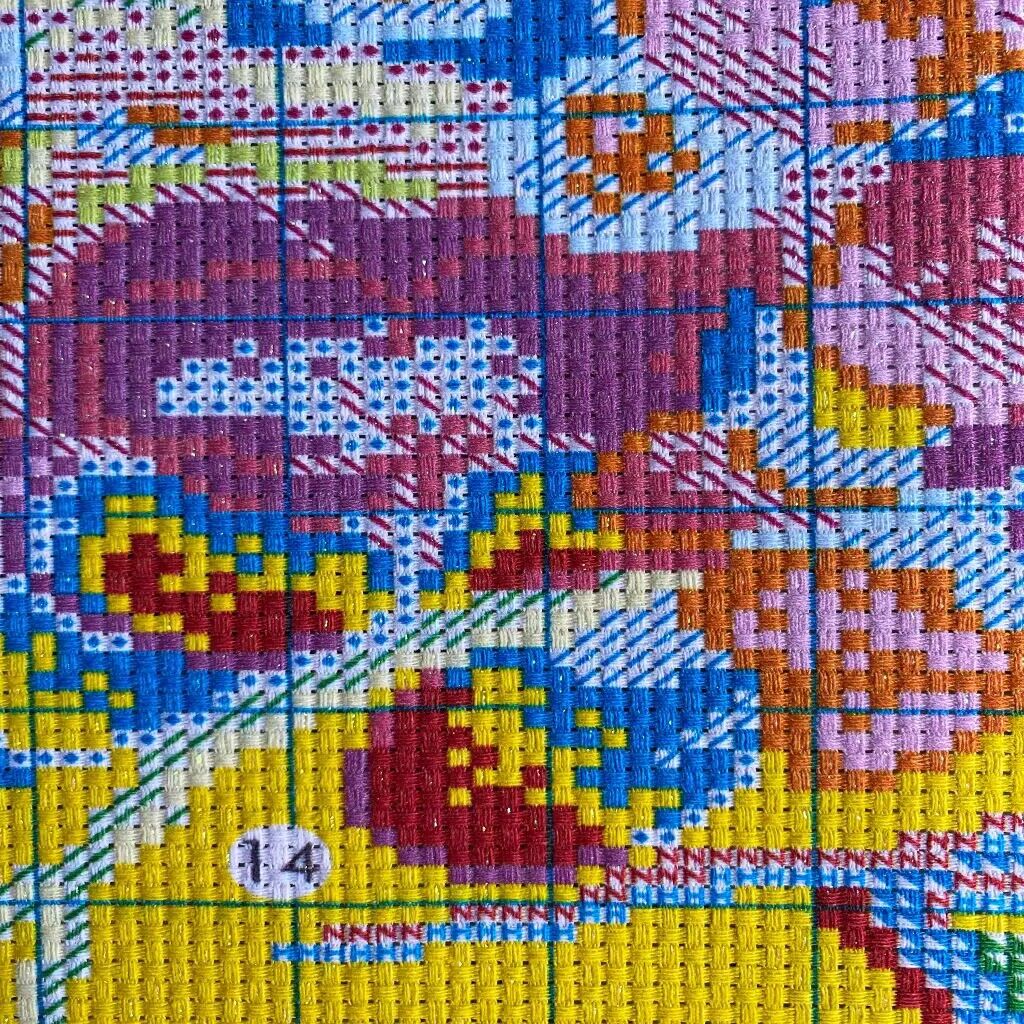 家の装飾のための中国のプリントクロスステッチ,花の刺need - Embroidery Job のレビューと価格