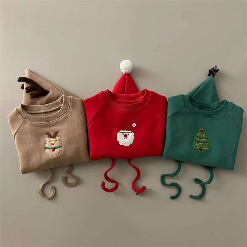 ベビークリスマスロンパース帽子付き 0-24M 新生児刺繍固 - Embroidery Xmas Tree のレビューと価格