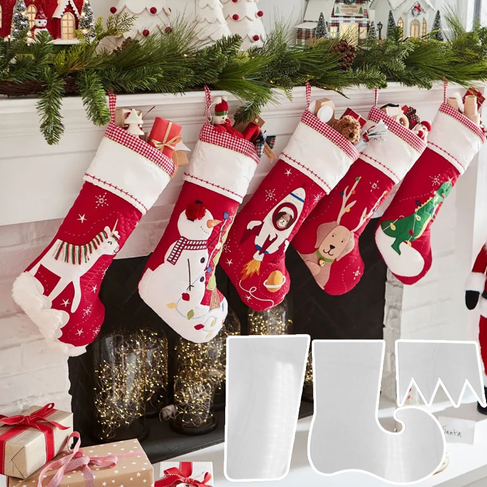 パーソナライズされたクリスマスストッキングテンプレート縫製多 - Embroidery Xmas Kits のレビューと価格
