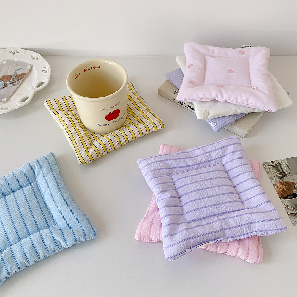 綿入りクリーム色のテーブルクロス生地刺繍セラミックカップヒー - Embroidery Cream のレビューと価格