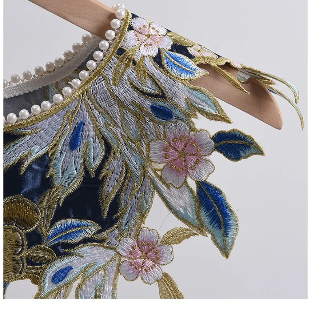 ヴィンテージ袍女性服ストリートウェアエスニックスタイル刺繍ラ - Embroidery Horse のレビューと価格