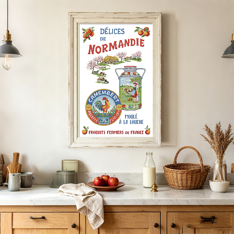 ジョイサンデー卸売クロスステッチキット ノルマンディーの特産 - Embroidery Xmas Kits のレビューと価格