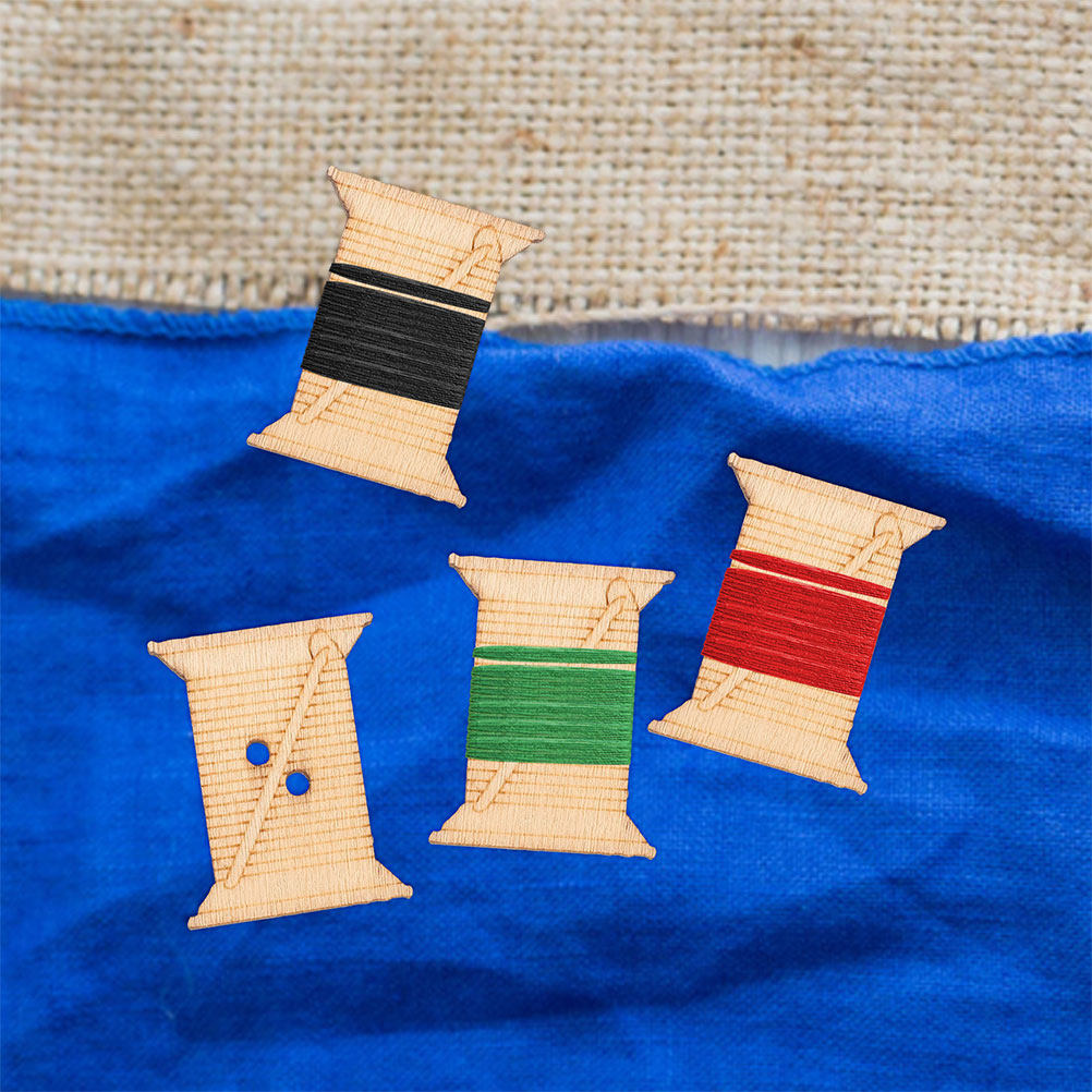 100個入り 木製刺繍糸ボビン 糸巻きカード 天然素朴な巻き - Embroidery Stitch のレビューと価格