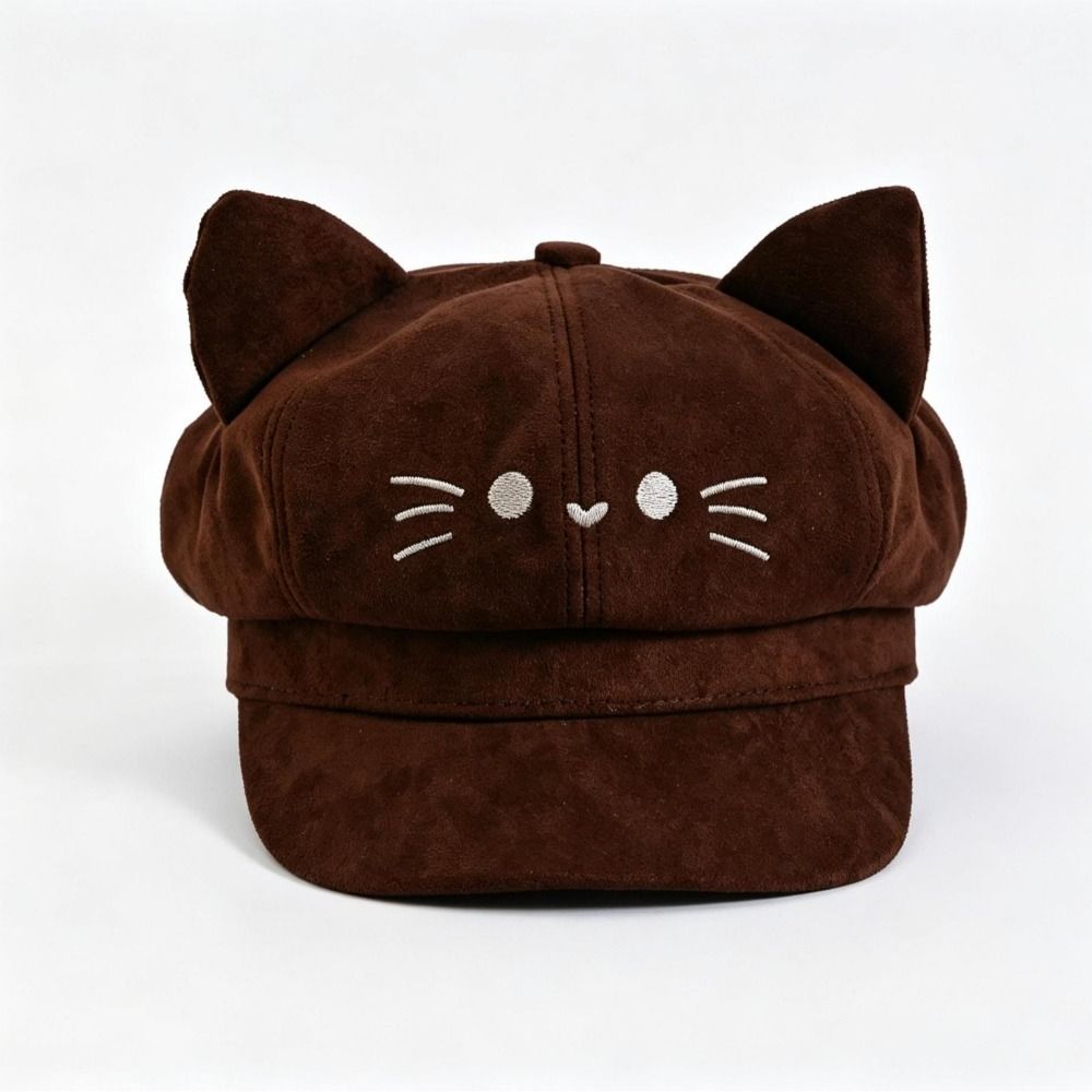 かわいい刺繍入り猫耳ベレー帽 スパイスガール ロリータ ペイ - Embroidery Artist のレビューと価格