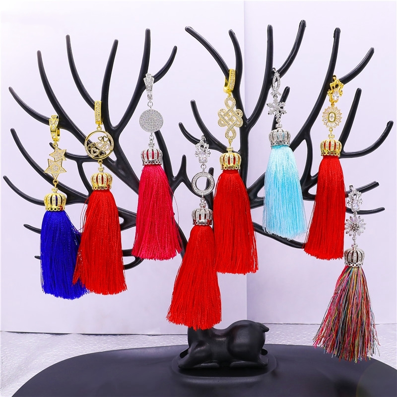Juya手作りシルバーメッキ耳ワイヤーshvenzyイヤリン - Embroidery Art のレビューと価格