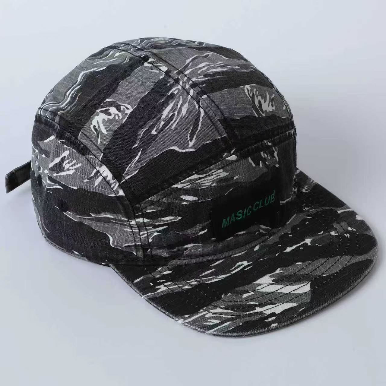 ストライプ柄の迷彩刺繍レターロゴ入り野球帽、頑丈でヴィンテー - Embroidery Hat Machine のレビューと価格