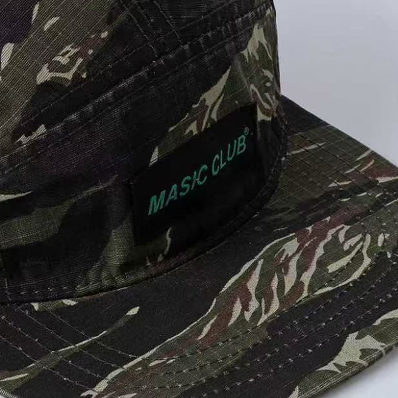 ストライプ柄の迷彩刺繍レターロゴ入り野球帽、頑丈でヴィンテー - Embroidery Hat Machine のレビューと価格