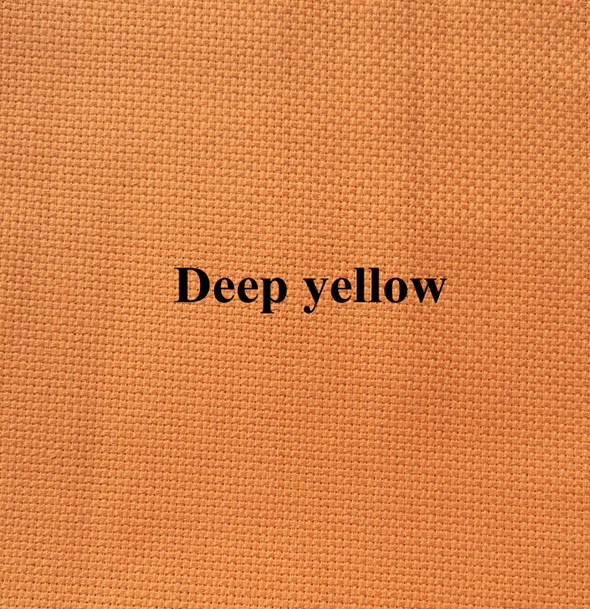 アイダ18ctイエロー/ピンク/リネン/オレンジイエロー/ブ - Embroidery Yellow のレビューと価格
