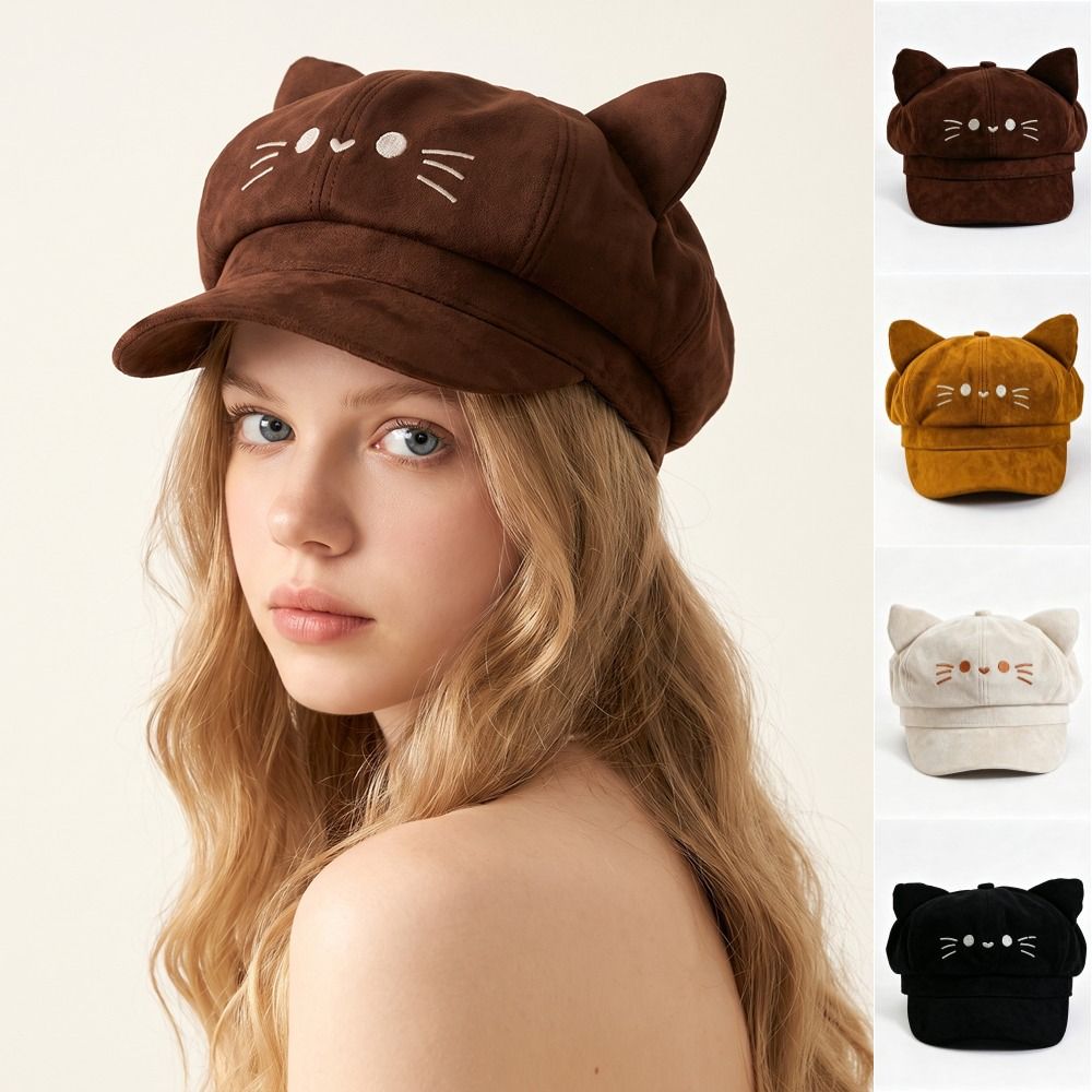 ファッション刺繍入り猫耳ベレー帽 スパイスガール ロリータ  - Embroidery Artist のレビューと価格