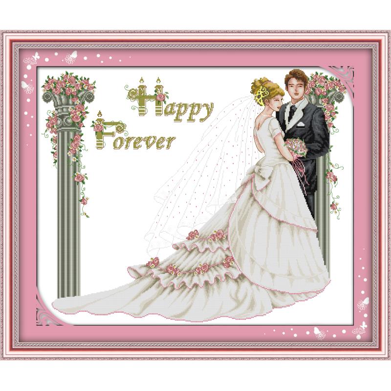 結婚式シリーズカウントクロスステッチ 11CT 14CT ク - Embroidery Job のレビューと価格