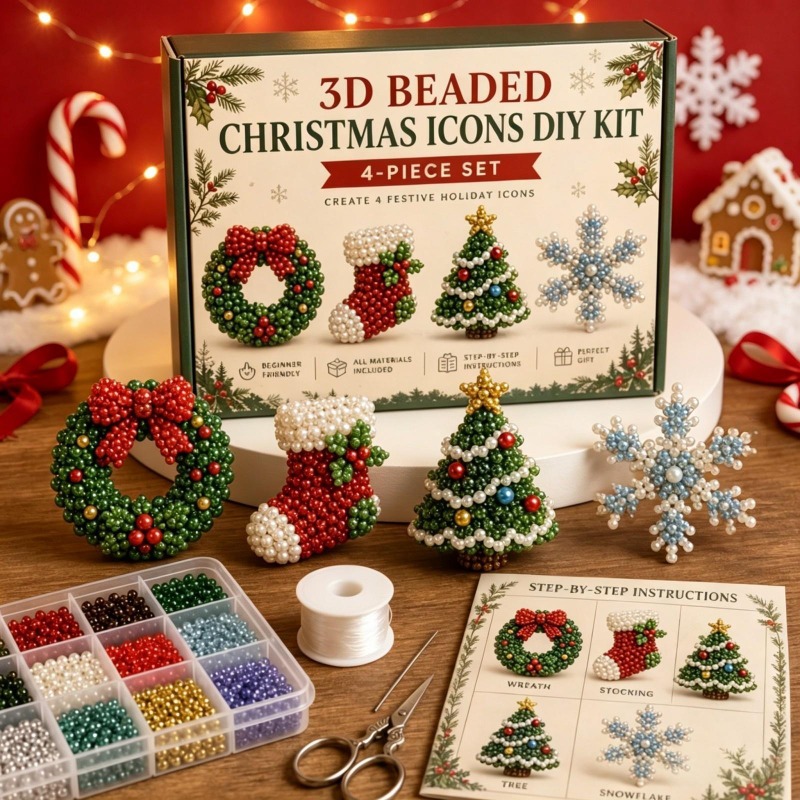 3Dパールクリスマス子猫アートキット ダイヤモンドペインティ - Embroidery Xmas Tree のレビューと価格