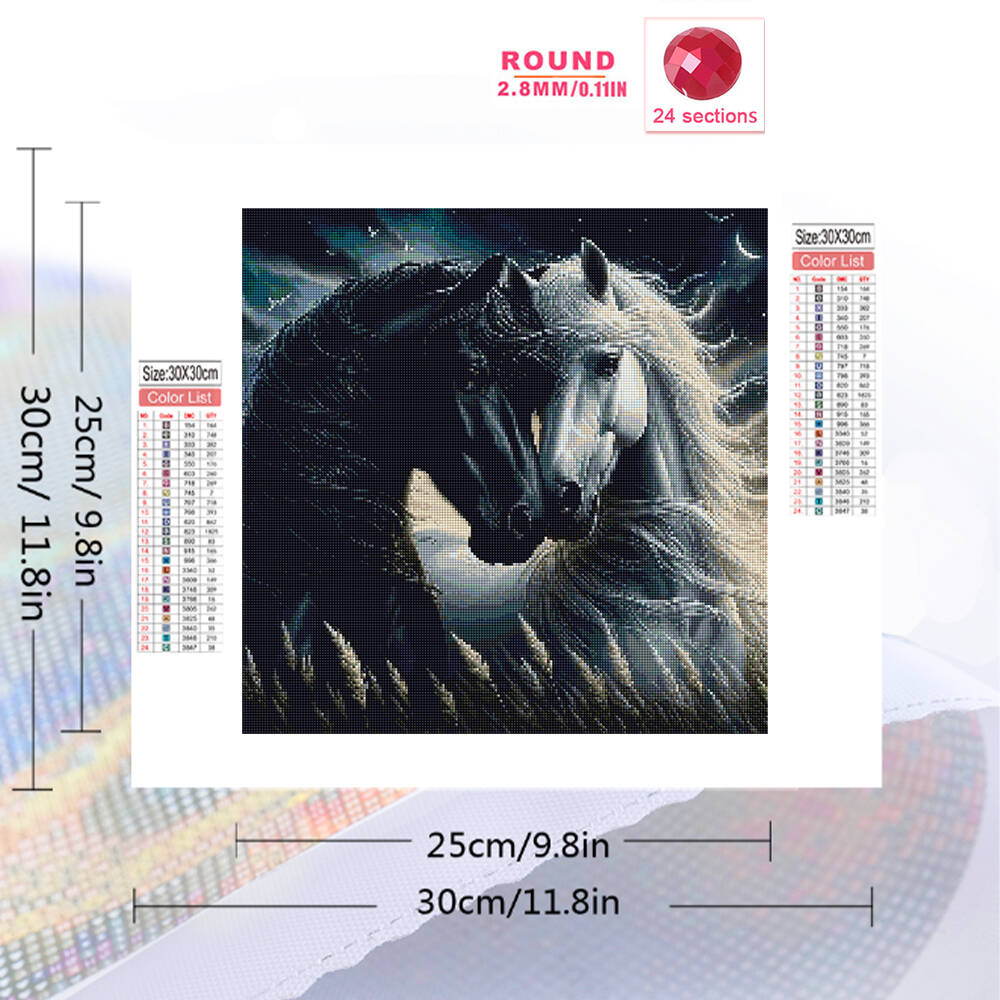 Evershine ダイヤモンド塗装デイジーフラワーカラフル - Embroidery Horse のレビューと価格