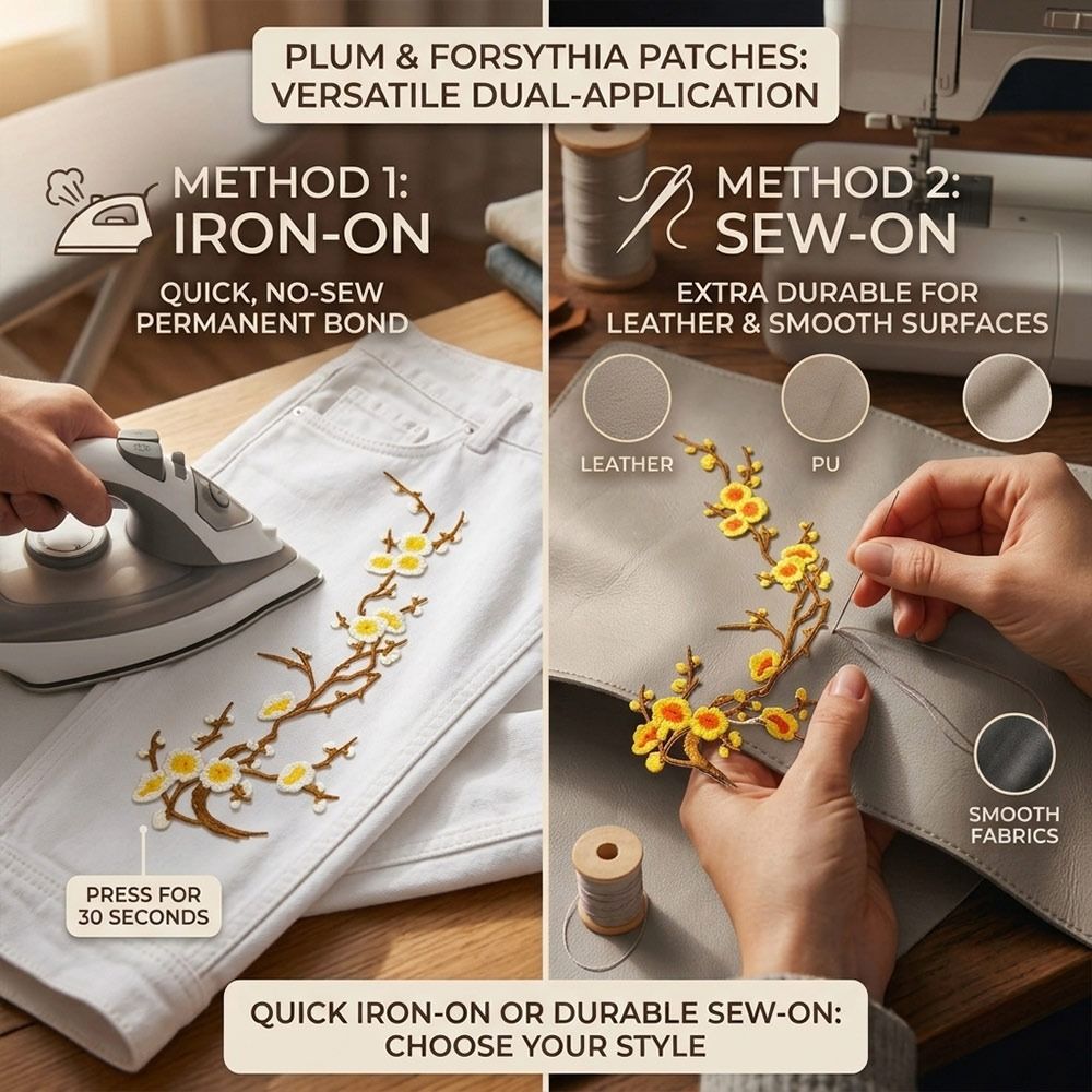 DIY桜の花アイロン接着パッチ アイロン＆縫い付け ホットメ - Embroidery Patches のレビューと価格