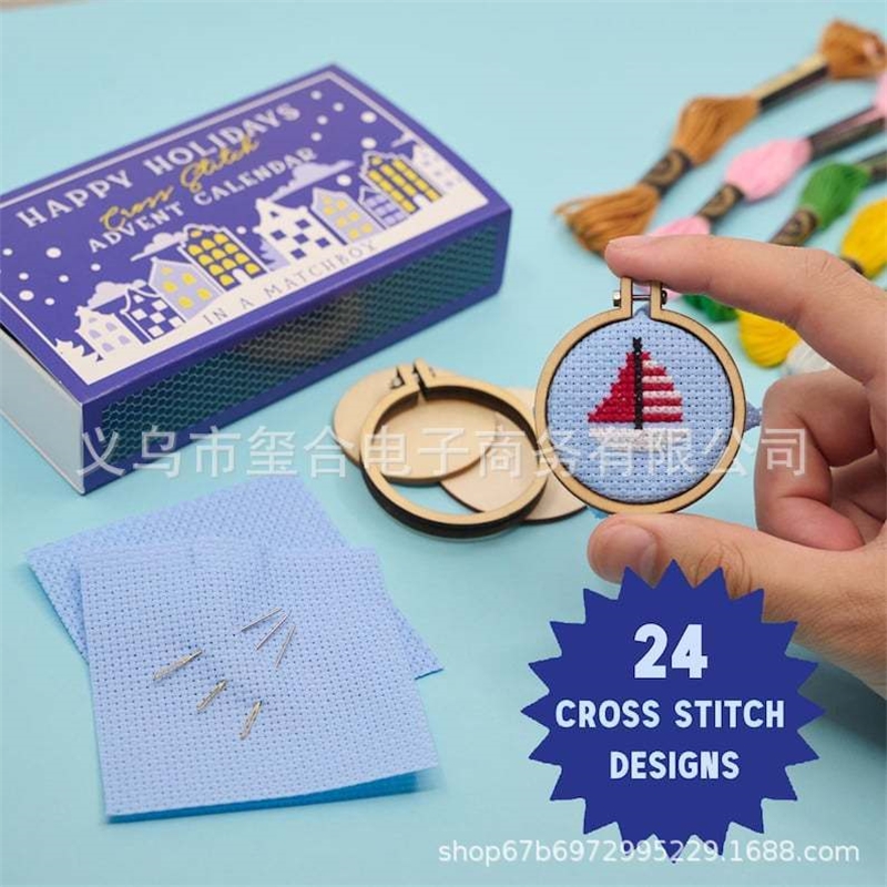 DIY クリスマスクロスステッチアドベントカレンダーキット刺 - Embroidery Xmas Kits のレビューと価格