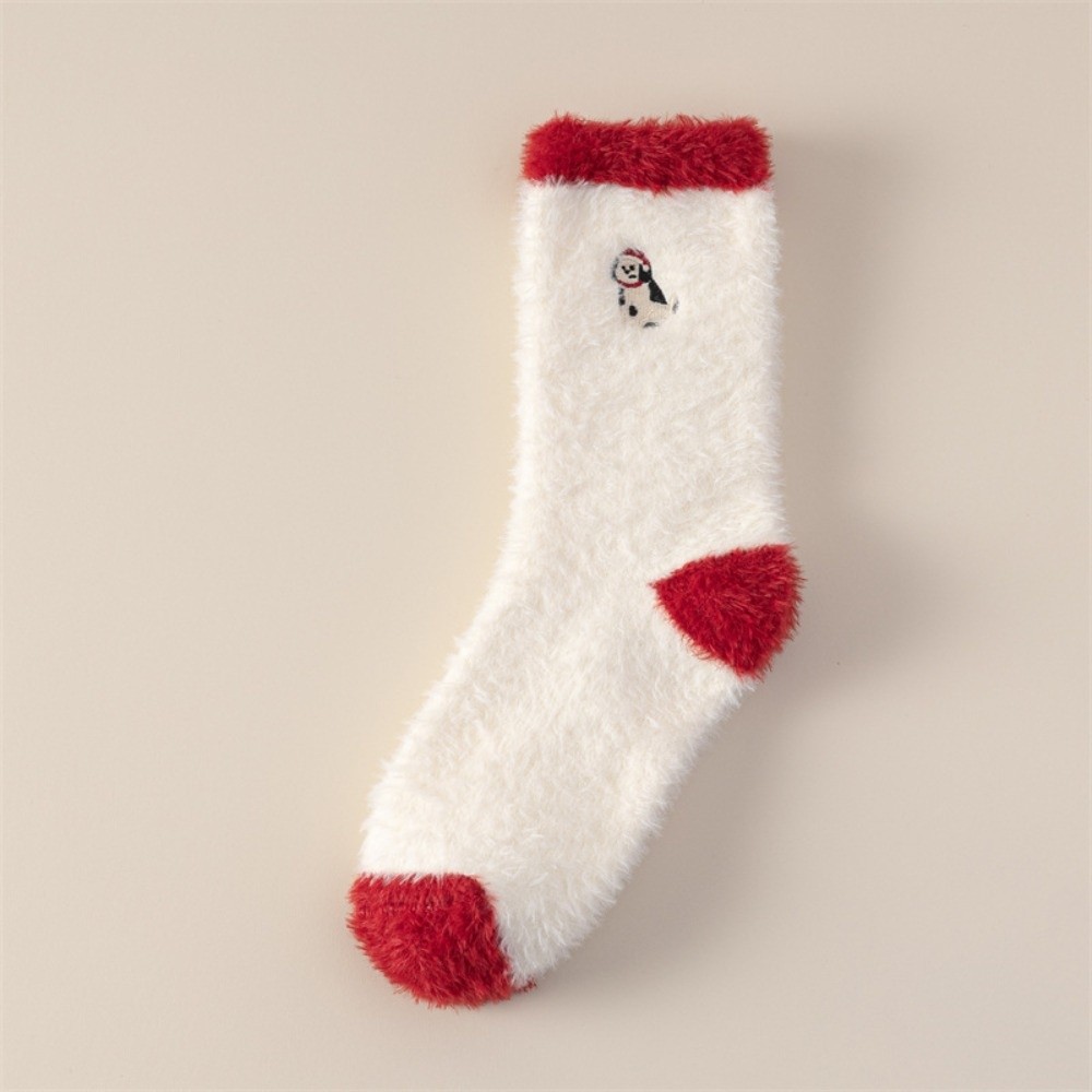 クリスマスツリー柄クリスマス厚手サーマルソックス、クリスマス - Embroidery Xmas Tree のレビューと価格